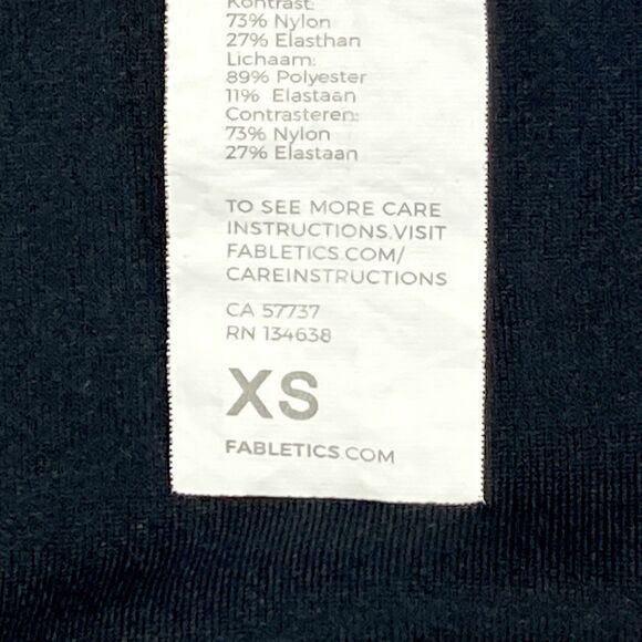 Fabletics Boost Built-In Bra Workout Tank Black Stretchy Gym Cross Fit Yoga Top - Picture 14 of 14